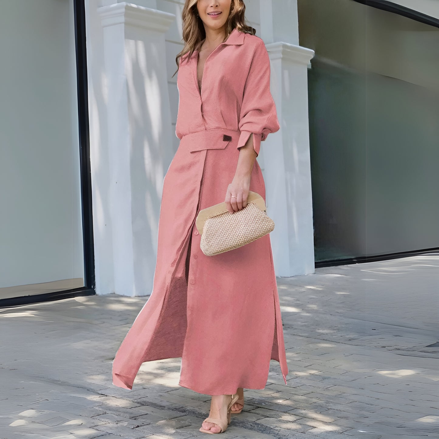Ingrid™ | Elegant maxiklänning med V-ringning
