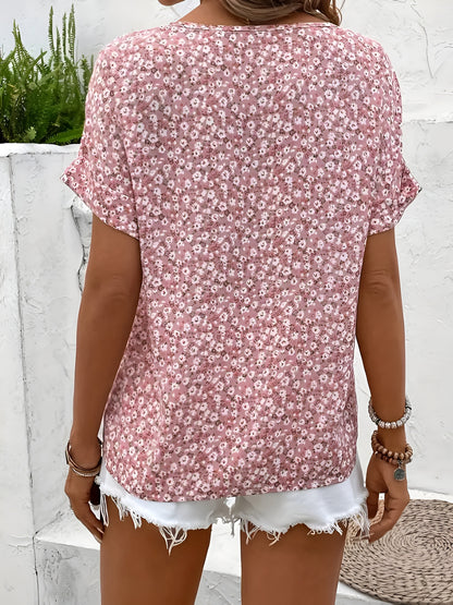 Tilde™ | Elegant blommig blus i somrig stil