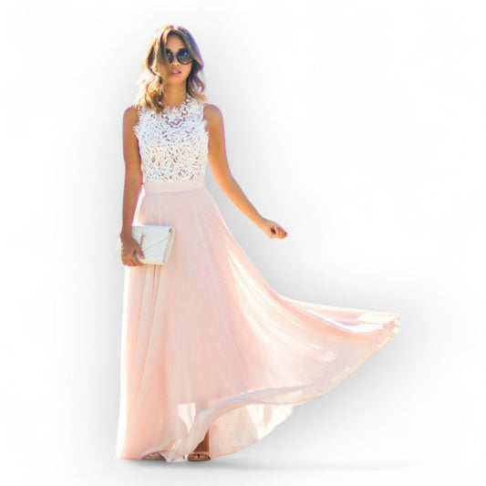 Svea™ | Elegant Sommarklänning i Spets