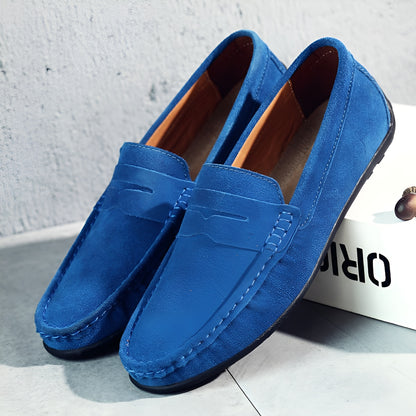 Gustav™ | Klassiska loafers i retro mocka