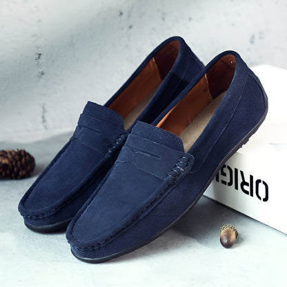 Gustav™ | Klassiska loafers i retro mocka