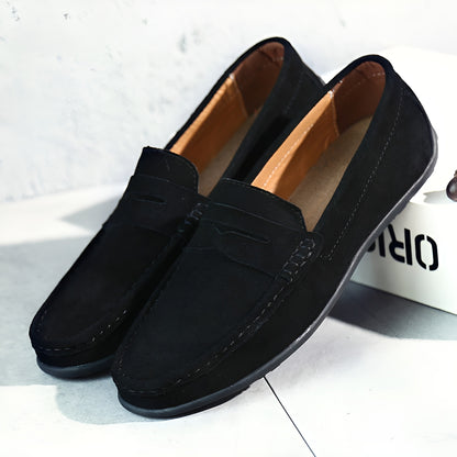 Gustav™ | Klassiska loafers i retro mocka