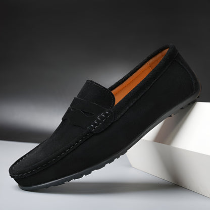 Gustav™ | Klassiska loafers i retro mocka