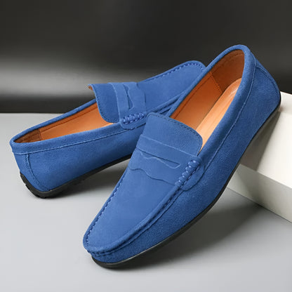 Gustav™ | Klassiska loafers i retro mocka